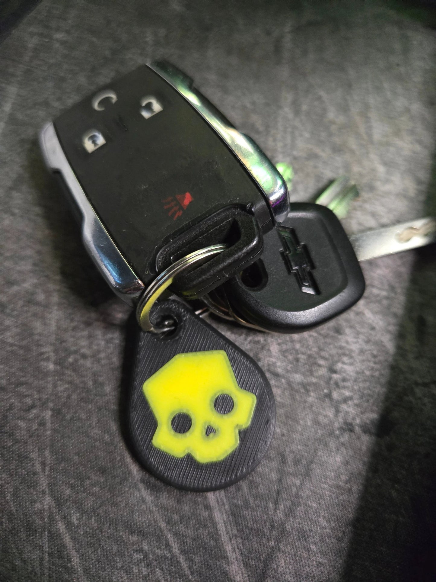 3D Printed Keychain And Necklace Versatile Everyday Accessory Made From Durable Lightweight PLA by Concept2Creation